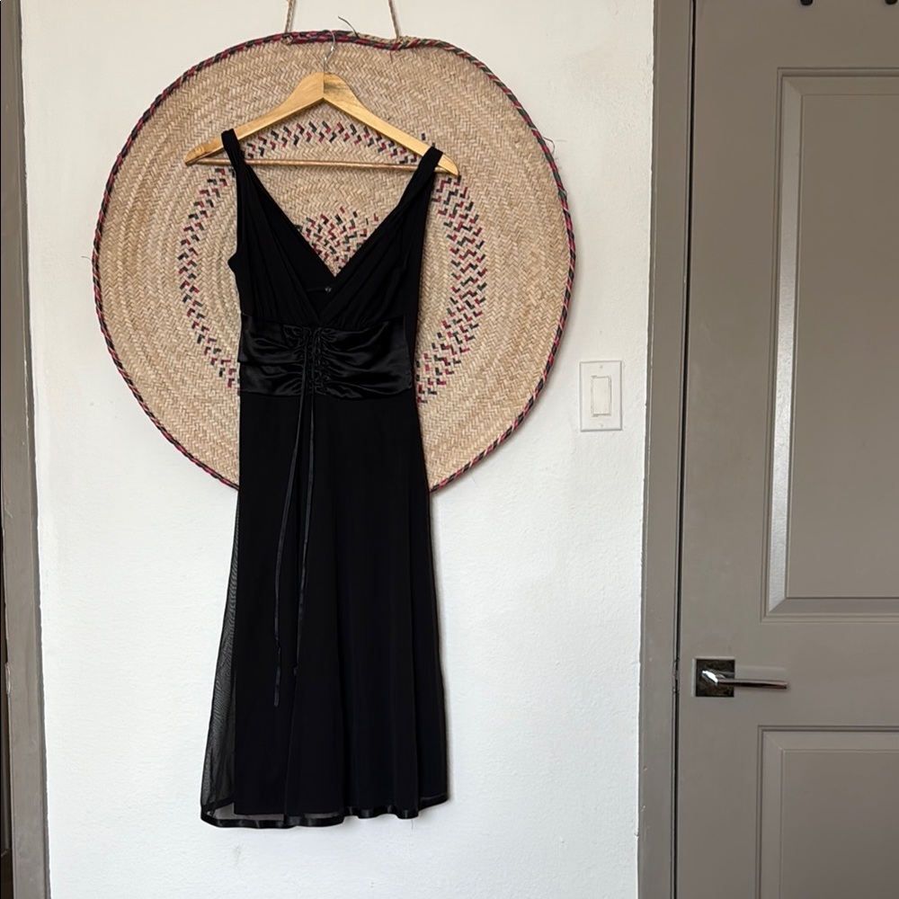 West One Elegant Black Evening Dress